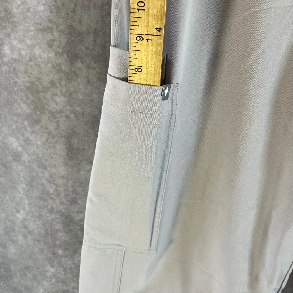 FIGS Scrub‎ Pants Mens Medium Sand T2001 Technical Collection Cargo Straight Leg